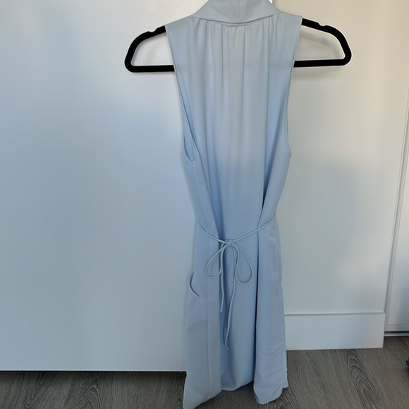 Ice Blue Waist Tie Wilfred Dress - Picture 3 of 3